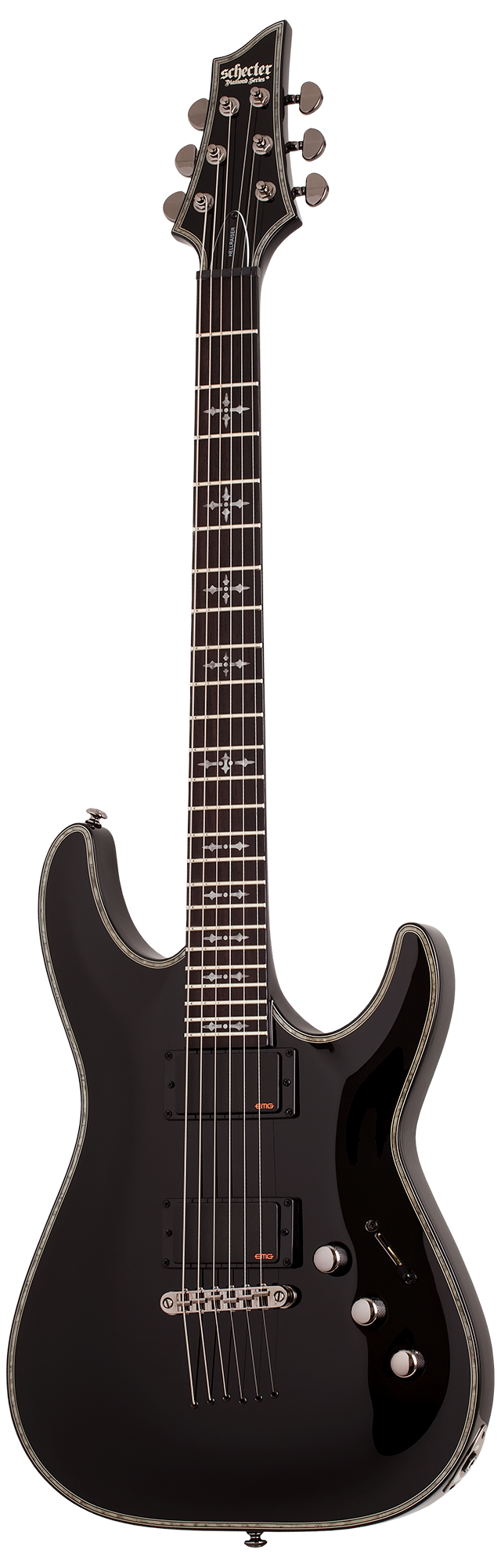 Schecter Hellraiser C-1 Electric Guitar - Gloss Black