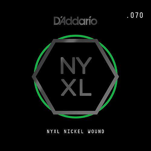 D'Addario NYNW070 NYXL Nickel Wound Electric Guitar Single String, .070 at Five Star Music 102 Maroondah Highway Ringwood Melbourne Music Guitar Store.
