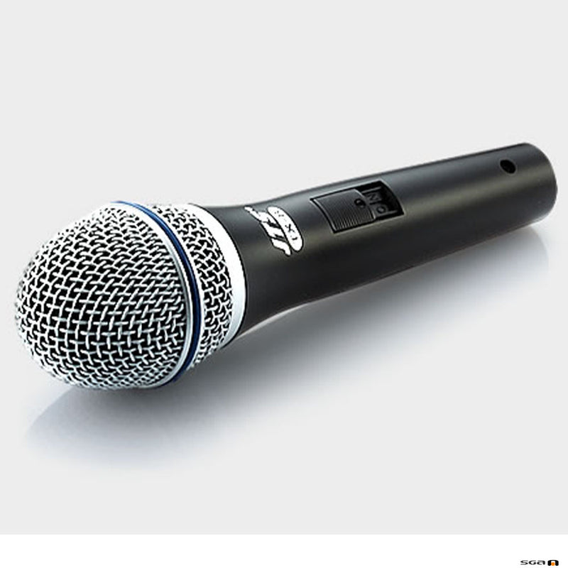 JTS TX8 Dynamic vocal mic with switch, for vocals, includes XLR cable