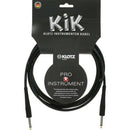 Klotz KIK Pro 3m Instrument Cable Black with Gold Tip