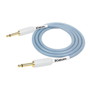 Kirlin KIPW201WBL-20 PVC Woven Guitar Cable 20Ft Blue