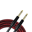 Kirlin IWB201WB 10ft Premium Plus Wave Red Guitar Cable at Five Star Music 102 Maroondah Highway Ringwood Melbourne Music Guitar Store.