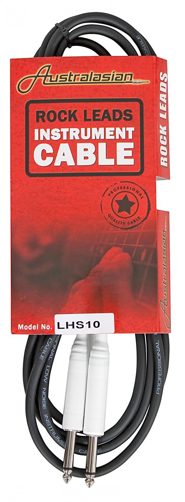 AMS LHS10 010 Ft Guitar Cable Black