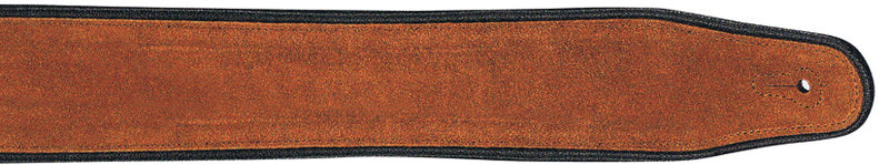 Suede Leather Guitar Strap - Brown