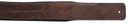 Soft Leather Guitar Strap - Dark Brown