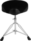 NU-X Double Braced Motostyle Drum Throne in Black