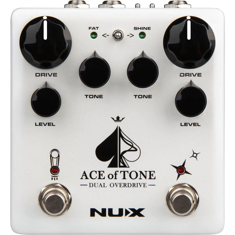NUX Ace Of Tone Dual Channel Overdrive Pedal