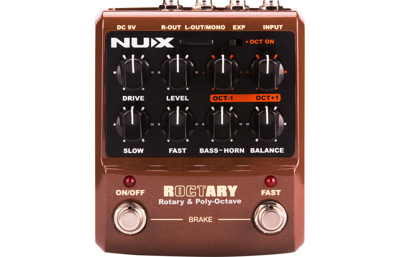 NUX Rotary Speaker Simulator & Polyphonic Drive Pedal