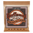 Ernie Ball Earthwood Medium Light Phosphor Bronze Acoustic Guitar String, 12-54 Gauge.