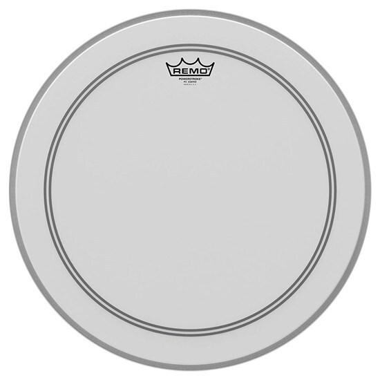 Remo Powerstroke 3 22 Inch Bass Drum Head Coated W/Falam Patch at Five Star Music 102 Maroondah Highway Ringwood Melbourne Music Guitar Store.