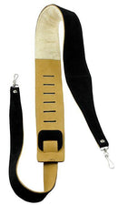 Perris PS6695 2.5" Black Suede Banjo Strap with Metal Hooks at Five Star Music 102 Maroondah Highway Ringwood Melbourne Music Guitar Store.