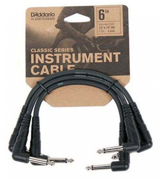 Planet Waves PW-CGTP-305 Classic Series 6" Patch Cable - 3 Pack