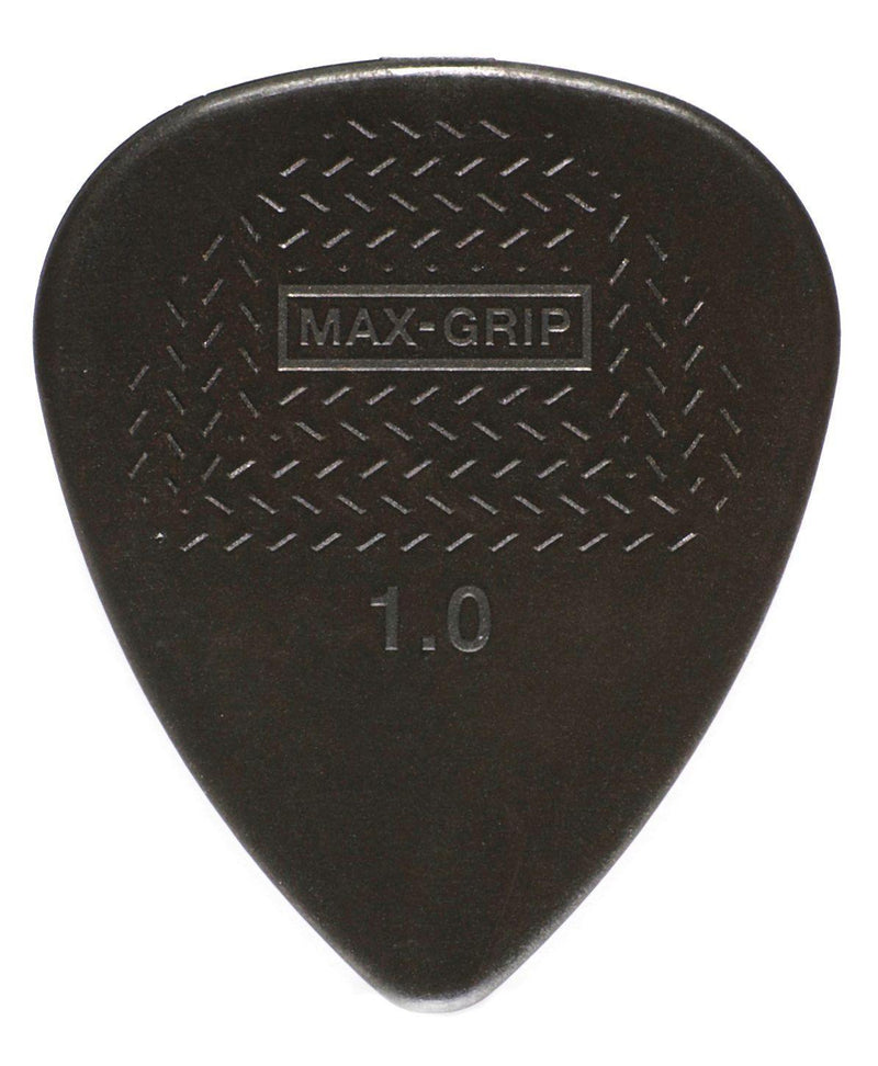 1 x Jim Dunlop 1.0mm Nylon Max Grip Pick (10MAX) at Five Star Music 102 Maroondah Highway Ringwood Melbourne Music Guitar Store.