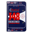 Radial J48 Phantom Powered Active Direct Box at Five Star Music 102 Maroondah Highway Ringwood Melbourne Music Guitar Store.