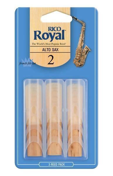 Rico Royal RJB0320 Alto Saxophone Reeds 2.0 Strength In 3-Reeds Pack at Five Star Music 102 Maroondah Highway Ringwood Melbourne Music Guitar Store.