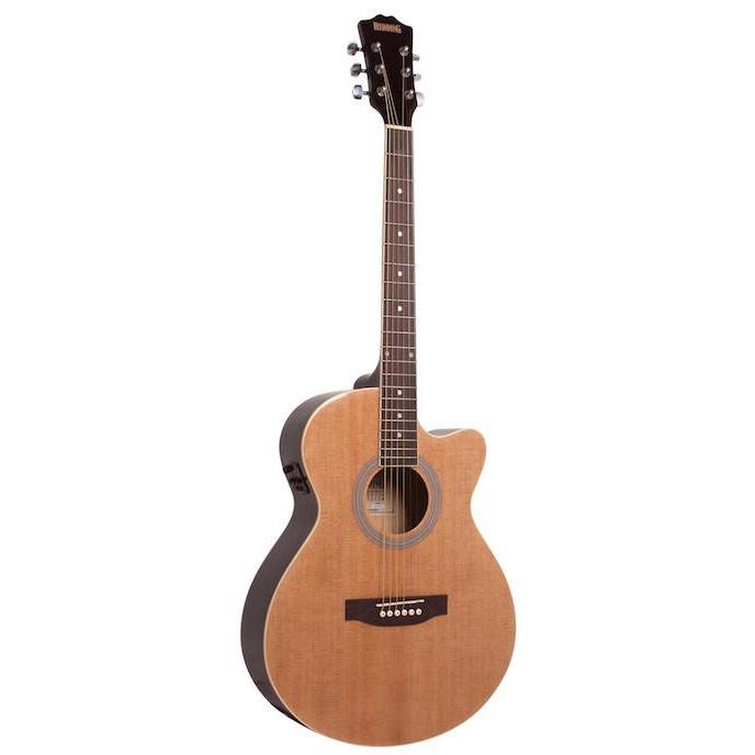 Redding RGC51CE Grand Concert Size Acoustic Guitar Pack In Natural
