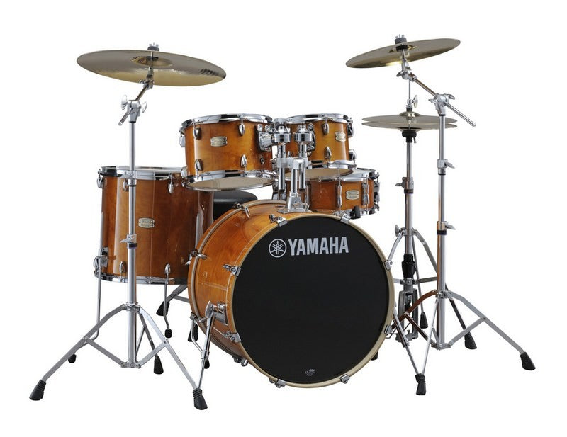 Yamaha Stage Custom Birch Euro Drum Kit with Paiste Cymbals and Hardware - Honey Amber
