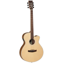 Tanglewood TDBTSFCEBW Discovery Exotic Superfolk C/E Black Walnut.