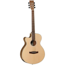 Tanglewood TDBTSFCEPWLH Discovery Exotic SFCE Pacific Walnut Left Hand.