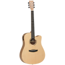 Tanglewood TDBTDCEHR Discovery Exotic Dreadnought C/E Hawaiian Rainwood.