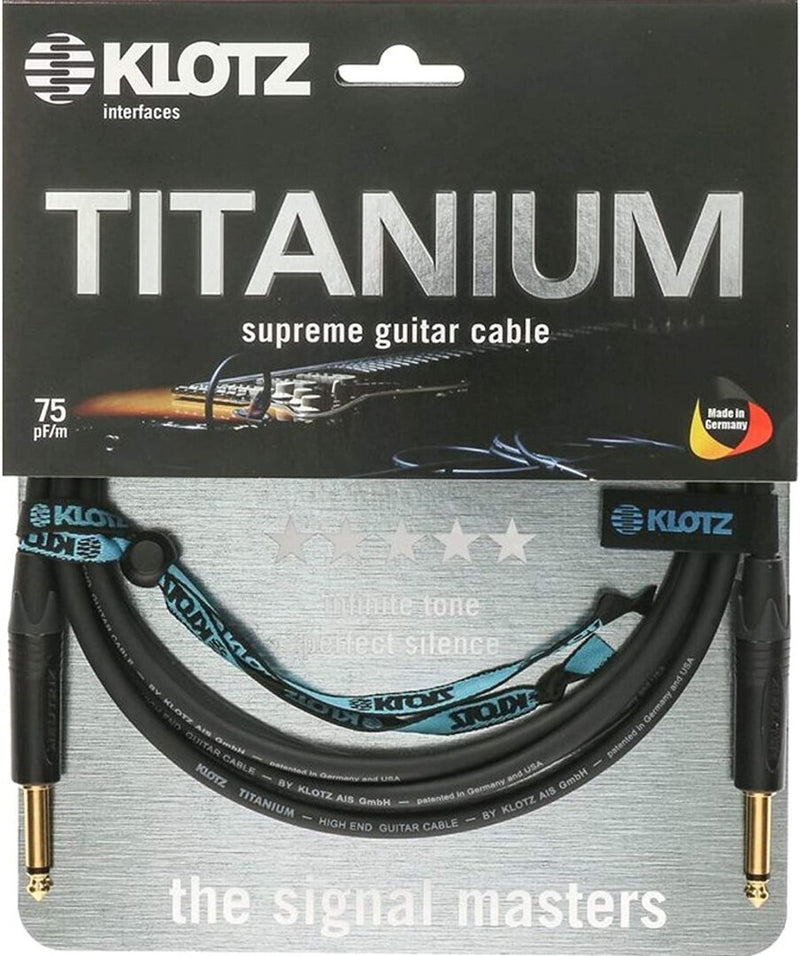 Klotz Titanium Guitar Cable 6M STR-STR