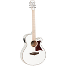 Tanglewood TW4BLW Winterleaf Blonde Superfolk C/E White Gloss