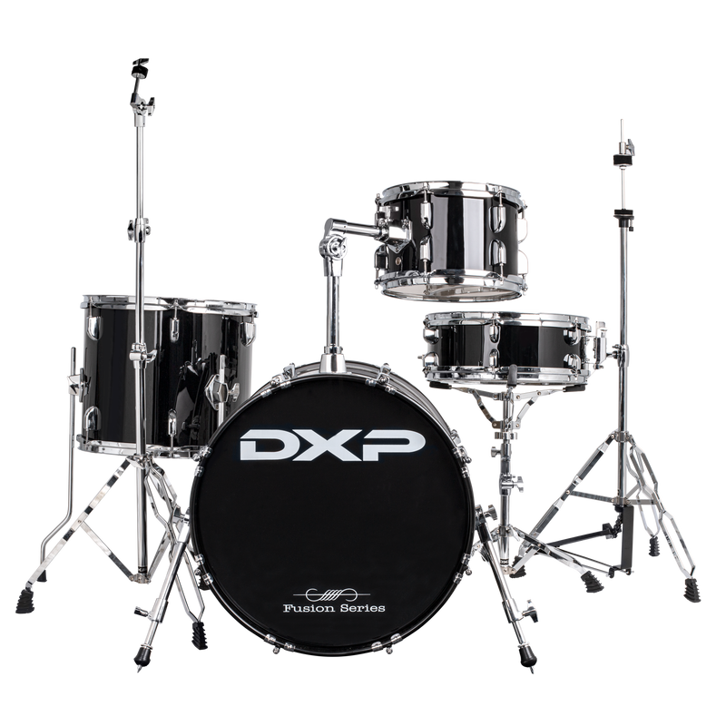 DXP 18" 4 Piece Transit Series Drum Kit in Black