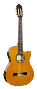 Valencia VC104TCE Thin Body Electric/Acoustic Classical guitar