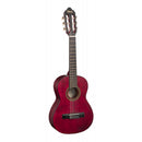 Valencia VC201TWR - 1/4 Size Classical Guitar - Satin Transparent Wine Red