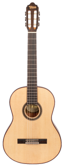 Valencia VC704 Solid Top Classical Guitar in Natural Satin