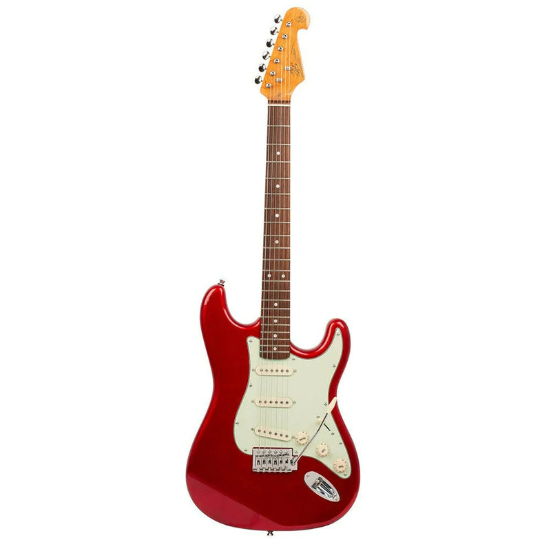 SX VES62CAR Vintage Style Electric Guitar - Candy Apple Red