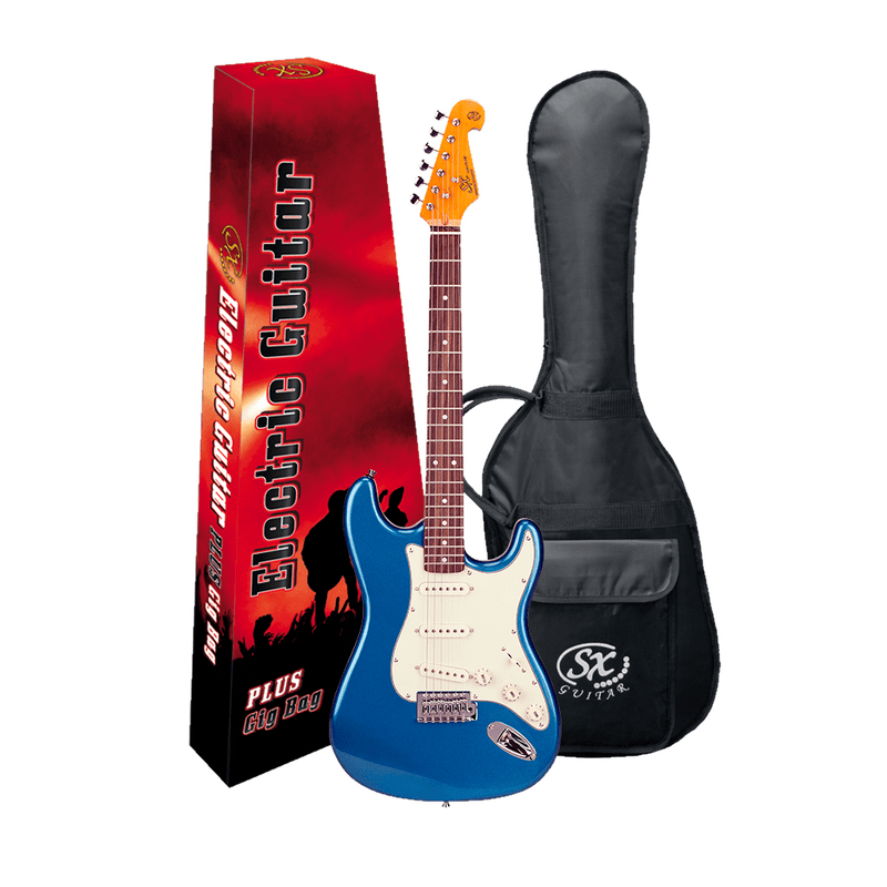 Essex SC Style Guitar SSS Lake Placid Blue.