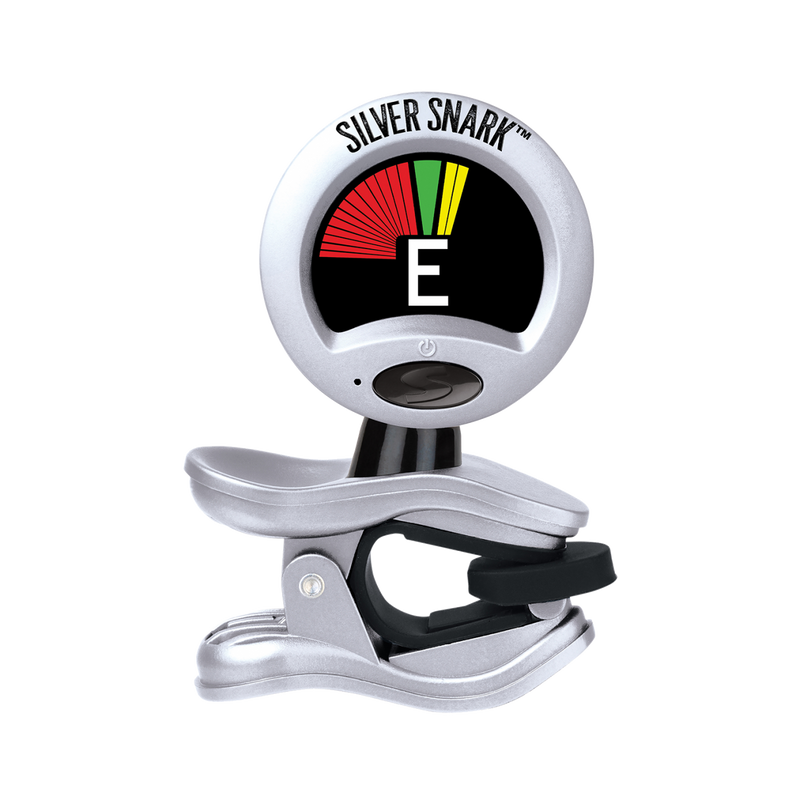 Silver Snark - Chromatic clip-on all instrument tuner. Silver at Five Star Music 102 Maroondah Highway Ringwood Melbourne Music Guitar Store.