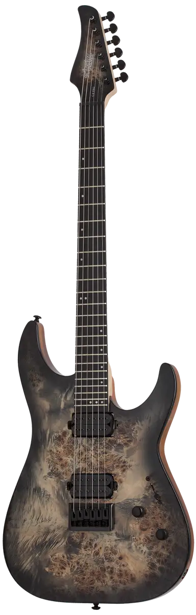Schecter C-6 Pro Electric Guitar - Charcoal Burst