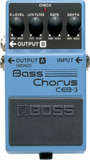 Boss CEB-3 Bass Chorus (CEB3) at Five Star Music 102 Maroondah Highway Ringwood Melbourne Music Guitar Store.