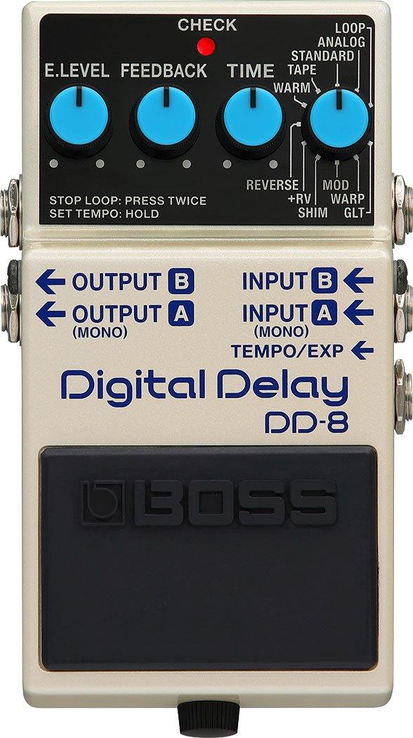 Boss DD-8 Digital Delay Effects Pedal at Five Star Music 102 Maroondah Highway Ringwood Melbourne Music Guitar Store.