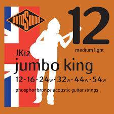 Rotosound JK12 Jumbo King Phosphor Bronze 12-54 Strings at Five Star Music 102 Maroondah Highway Ringwood Melbourne Music Guitar Store.