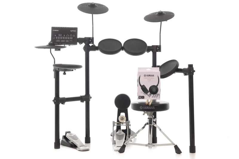 Yamaha DTX452K Electronic Drum Kit w/Sticks + Stool