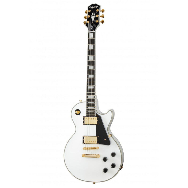 Epiphone Les Paul Custom - Alpine White at Five Star Music 102 Maroondah Highway Ringwood Melbourne Music Guitar Store.