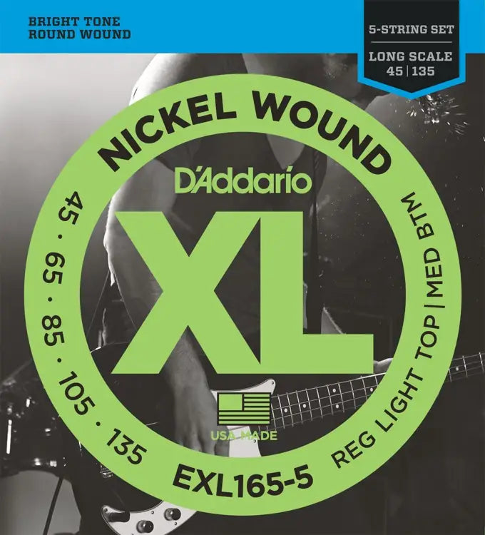 D'Addario EXL165-5 Bass 5-String Set 45-135