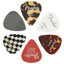 Fender 351 Picks, Material Medley, Heavy 6-Pack