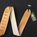 DSL GEG Series 2.5" Padded Leather Strap Tan/Beige at Five Star Music 102 Maroondah Highway Ringwood Melbourne Music Guitar Store.