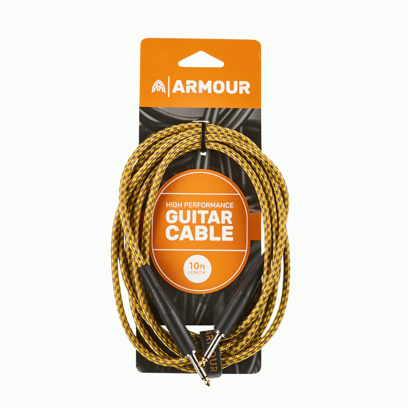 Armour GW10G Guitar 10 Foot Woven Gold Rope