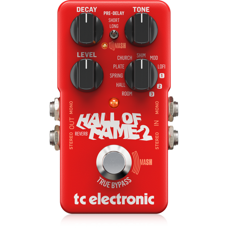 TC Electronic Hall Of Fame 2 Reverb Pedal at Five Star Music 102 Maroondah Highway Ringwood Melbourne Music Guitar Store.