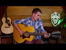 Guild F2512E 12 String Jumbo Acoustic Guitar w/Pickup and Gig Bag - Natural Satin