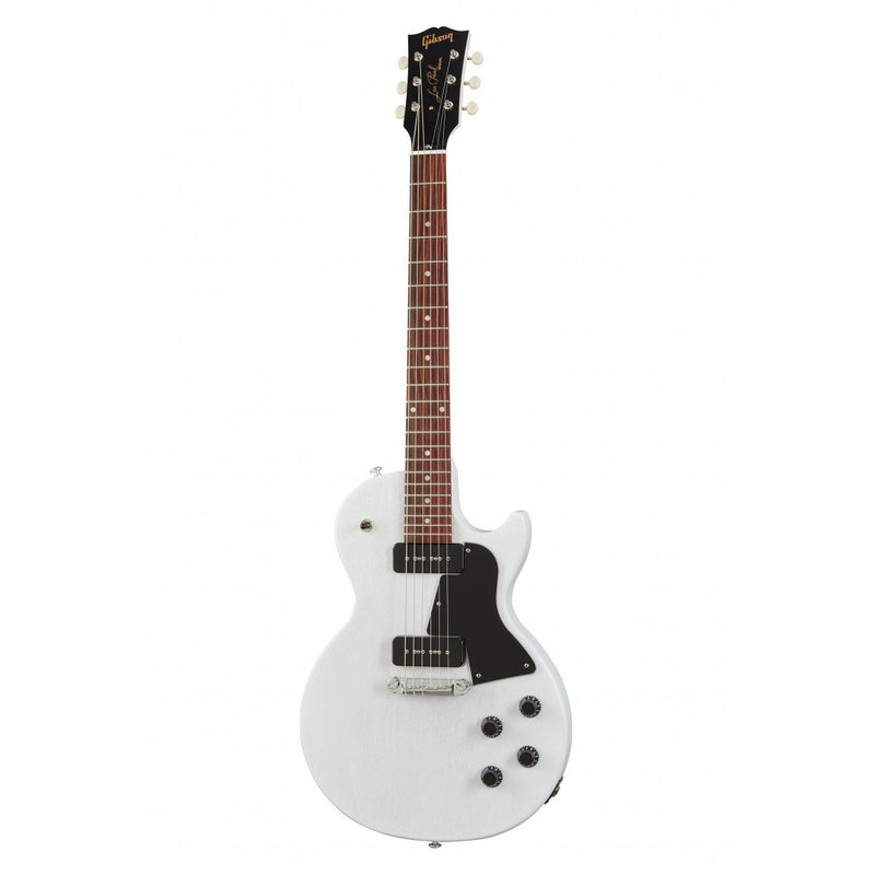 Gibson Les Paul Special Tribute P90 Worn White at Five Star Music 102 Maroondah Highway Ringwood Melbourne Music Guitar Store.