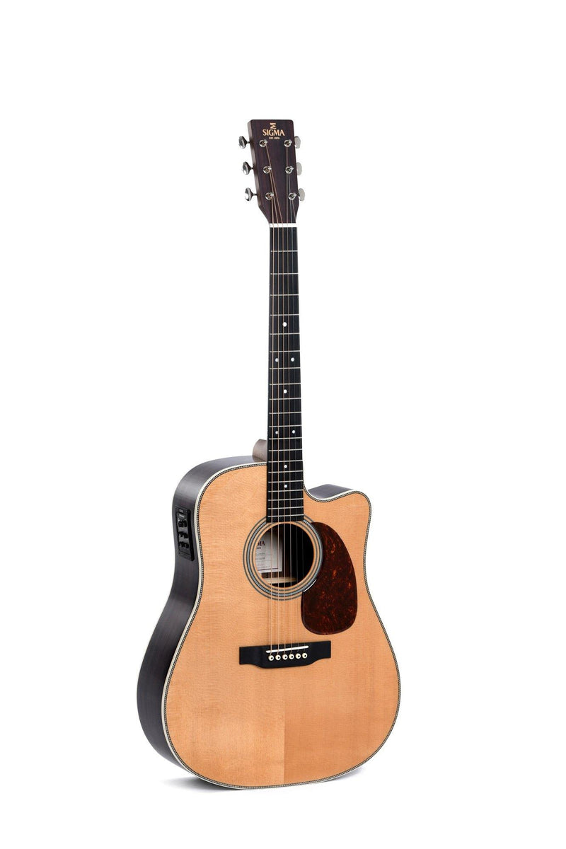 Sigma DTC-28HE Dreadnought Acoustic/Electric Guitar at Five Star Music 102 Maroondah Highway Ringwood Melbourne Music Guitar Store.