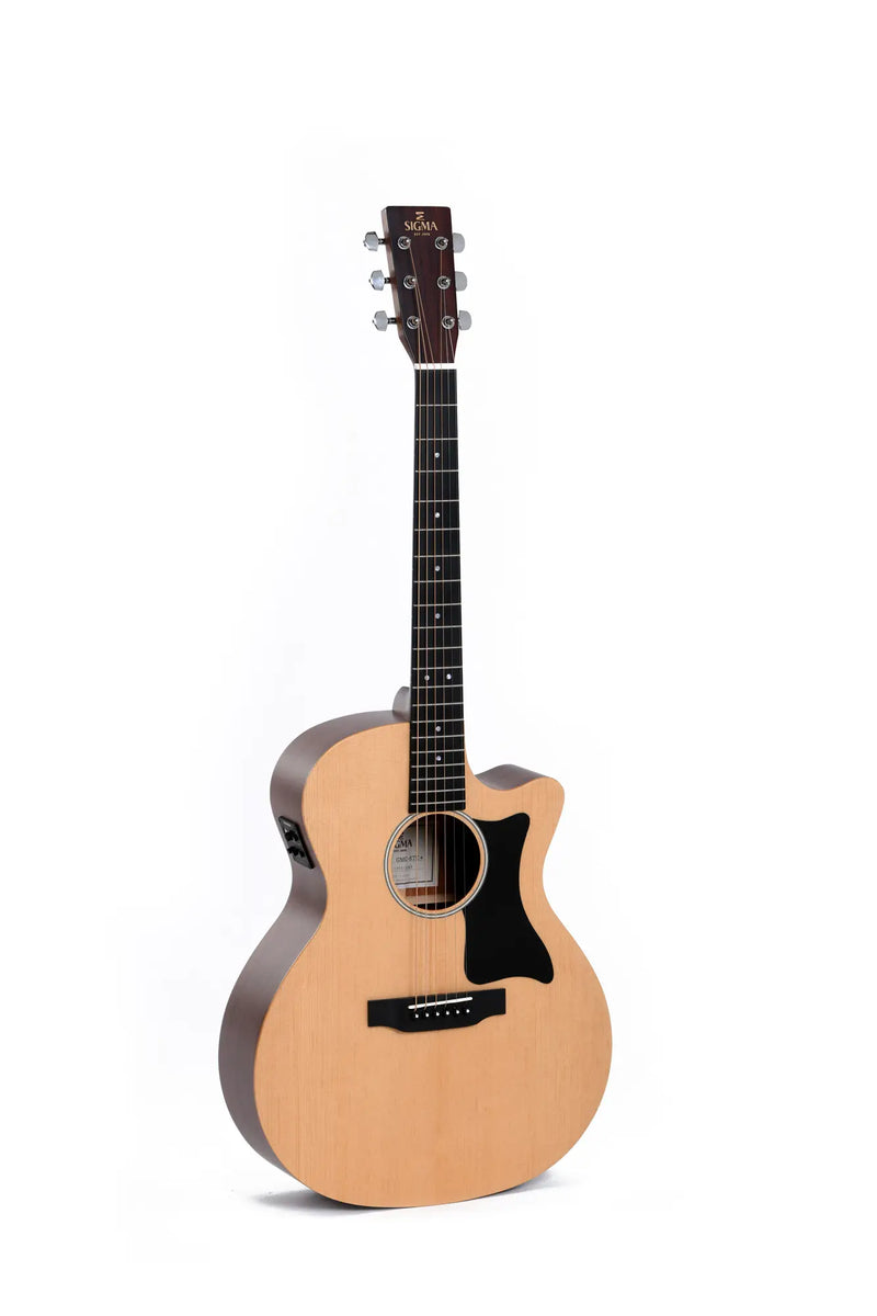 Sigma GMC-STE Grand OM Acoustic Electric Guitar - Spruce/Mahogany