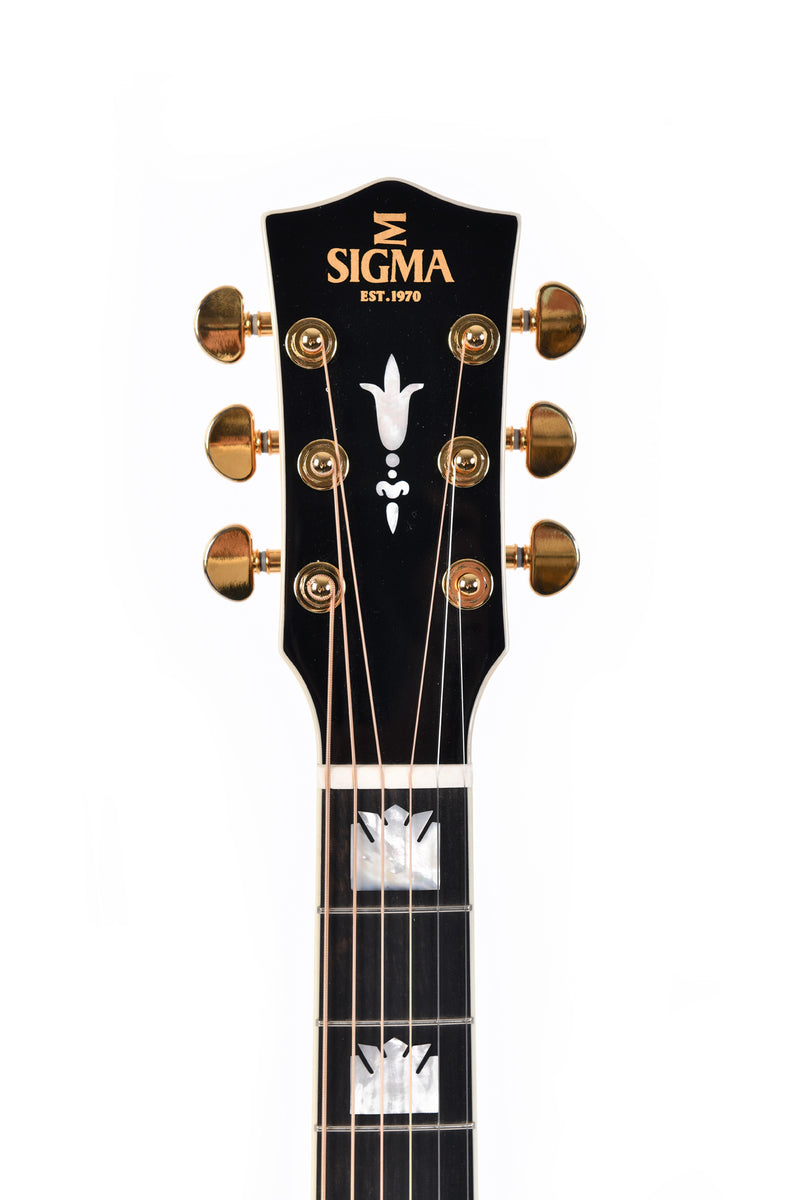 Sigma GJA-SG200 All Solid Jumbo Acoustic Guitar - Sunburst