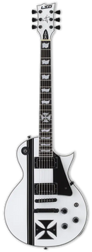 LTD Iron Cross James Hetfield Signature Guitar w/Case - Snow White